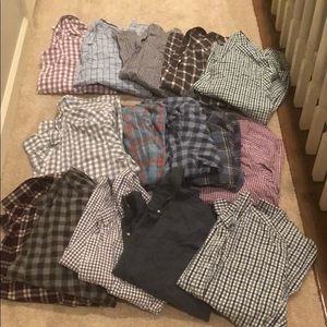 JCrew button up shirts (LS - size Large)